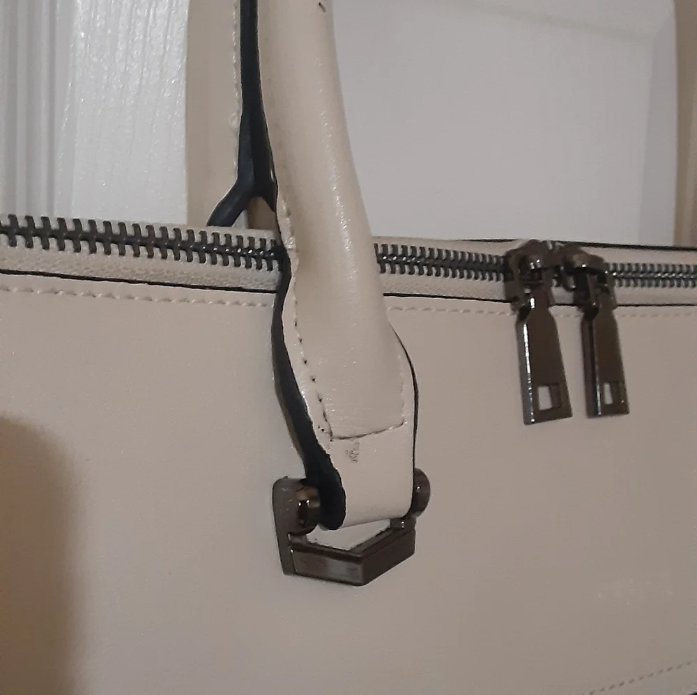 Cluci Navy and Cream Laptop Bag